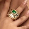 Isharya Emerald Opulent Gem Ring -Celestiagem Jewelry Shop 201223ia58 1