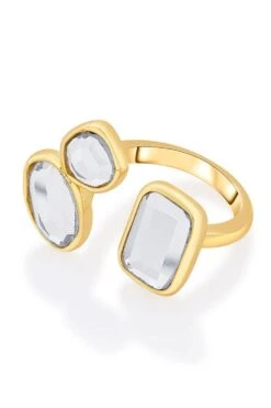 Isharya Gleaming Reflective Open Mirror Ring -Celestiagem Jewelry Shop 201223ia60 2