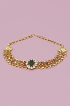 Sangeeta Boochra Darya Silver Moissanite Choker