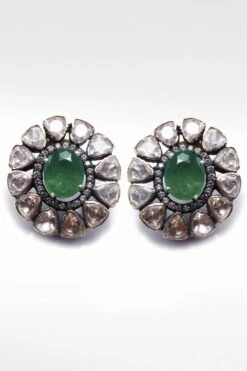 Sangeeta Boochra Silver Mahnaz Earrings -Celestiagem Jewelry Shop 2111sb23 3