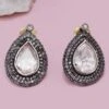 Sangeeta Boochra Silver Meesha Drop Earrings -Celestiagem Jewelry Shop 2111sb27 1