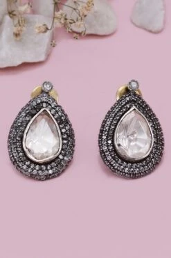Sangeeta Boochra Silver Meesha Drop Earrings