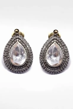 Sangeeta Boochra Silver Meesha Drop Earrings -Celestiagem Jewelry Shop 2111sb27 3