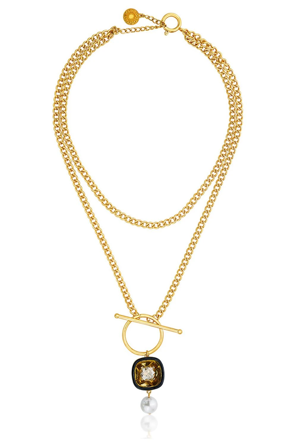 Isharya Bling Layered Gold Necklace 4 Isharya Bling Layered Gold Necklace - Image 2