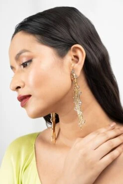 Studio Metallurgy Jewelled Twiggy Earrings -Celestiagem Jewelry Shop 22923sm2 3