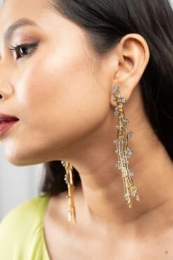 Studio Metallurgy Jewelled Twiggy Earrings -Celestiagem Jewelry Shop 22923sm2 4