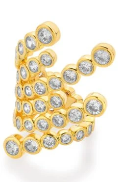 Isharya Aura Gold Wrap Ring -Celestiagem Jewelry Shop 22ip55 3