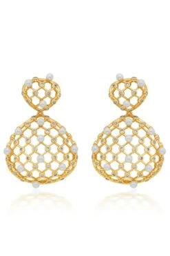Isharya Amara Lattice Drop Earrings 7 Isharya Amara Lattice Drop Earrings -Celestiagem Jewelry Shop 22iqt41 2