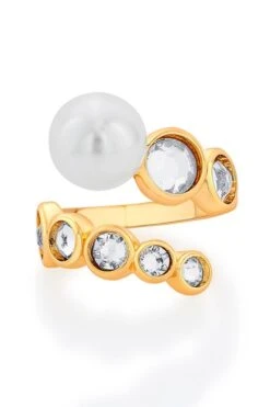 Isharya Amara Pearl Swirl Ring -Celestiagem Jewelry Shop 22iqt65 2