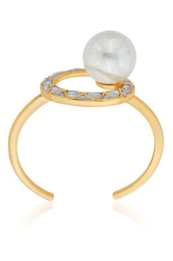 Isharya Amara Mughal Inspired Pearl Cuff -Celestiagem Jewelry Shop 22iqt9 5