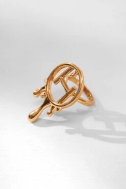 Outhouse Gold Cocktail Ring -Celestiagem Jewelry Shop 2507ot75 4