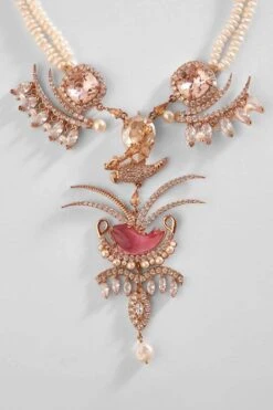 Outhouse Sunset Palm Necklace -Celestiagem Jewelry Shop 251023bs9 3