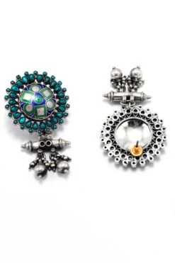 Sangeeta Boochra X Nitibha Kaul Silver Rubina Earrings 7 Sangeeta Boochra X Nitibha Kaul Silver Rubina Earrings -Celestiagem Jewelry Shop 25423sbn7 3