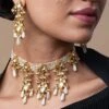 Turquoise Jewels Gold Kundan Necklace Set -Celestiagem Jewelry Shop 25723tse6 1