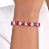 Diosa Paris Red & White Swarovski Bracelet 2 Diosa Paris Red & White Swarovski Bracelet -Celestiagem Jewelry Shop 26923ds1 1