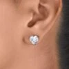 Diosa Paris Heart Shaped Swarovski Zirconia Earrings 1 Diosa Paris Heart Shaped Swarovski Zirconia Earrings -Celestiagem Jewelry Shop 26923ds15 1