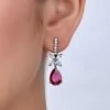 Diosa Paris Pear Shaped Ruby Earrings -Celestiagem Jewelry Shop 26923ds56 1