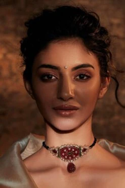 Tarun Tahiliani Accessories Ruby Mughal Style Choker