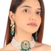 Riana Jewellery Ethereal Jade & Pearlescent Choker Set 2 Riana Jewellery Ethereal Jade & Pearlescent Choker Set -Celestiagem Jewelry Shop 291223ra1 1