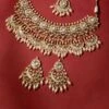 Zevar By Geeta Gold Kundan & Polki Necklace Set 1 Zevar By Geeta Gold Kundan & Polki Necklace Set -Celestiagem Jewelry Shop 2912zg6 1