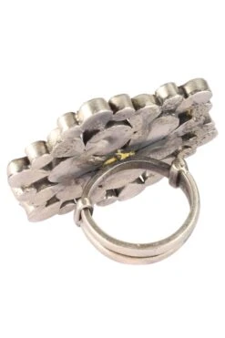 Sangeeta Boochra Kundan Studded Silver Ring 10 Sangeeta Boochra Kundan Studded Silver Ring -Celestiagem Jewelry Shop 29323sb12 4