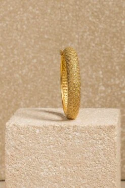 Tarun Tahiliani Accessories Gold Zircon Jaal Bangle