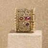 Tarun Tahiliani Accessories Multicoloured Navrattan Kada -Celestiagem Jewelry Shop 29423tt22 1