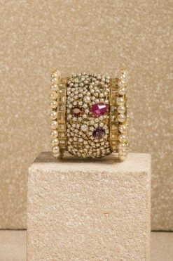 Tarun Tahiliani Accessories Multicoloured Navrattan Kada