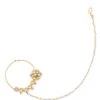 Maisara Gold Finish Jadau Nose Ring -Celestiagem Jewelry Shop 29523mai43 1