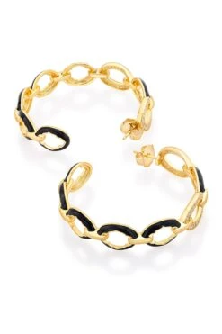 Isharya Sliving Hoop Earrings -Celestiagem Jewelry Shop 29823ia15 3