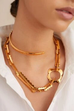 Outhouse Epee Ferrum Link Chain Necklace 10 Outhouse Epee Ferrum Link Chain Necklace -Celestiagem Jewelry Shop 303ot17 3