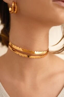 Outhouse Acuti Choker Necklace -Celestiagem Jewelry Shop 303ot7 3