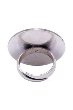 Sangeeta Boochra Turquoise-silver Floral Hand-crafted Ring -Celestiagem Jewelry Shop 3124sb26 5