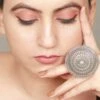 Sangeeta Boochra Round Floral Oxidized Silver Hand-crafted Ring -Celestiagem Jewelry Shop 3124sb28 1