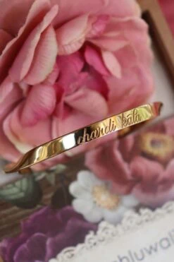 Eina Ahluwalia Nirbhau Nirvair & Chardi Kala Gold Bangle -Celestiagem Jewelry Shop 3412ea8 5