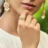 Aulerth Gulmohar Pastel Ring By Tribe Amrapali 1 Aulerth Gulmohar Pastel Ring By Tribe Amrapali -Celestiagem Jewelry Shop 3423aul11 1