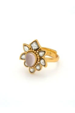 Aulerth Gulmohar Pastel Ring By Tribe Amrapali -Celestiagem Jewelry Shop 3423aul11 3