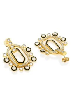 Isharya Just Jamiti Mughal Earrings -Celestiagem Jewelry Shop 3623ia19 3