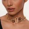 Isharya Just Jamiti Statement Link Choker -Celestiagem Jewelry Shop 3623ia20 1