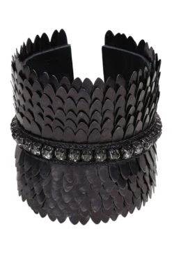 Deepa Gurnani Black Gigi Cuff