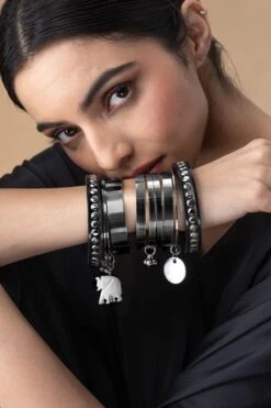 Ritika Sachdeva Silver Bangle Stack -Celestiagem Jewelry Shop 41123rs5 1 2