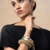 Ritika Sachdeva Gold & Silver Bangles With Charms -Celestiagem Jewelry Shop 5723rs5 1