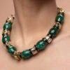 Isharya Zeenat Green Quartz Necklace 1 Isharya Zeenat Green Quartz Necklace -Celestiagem Jewelry Shop 62iq58 1