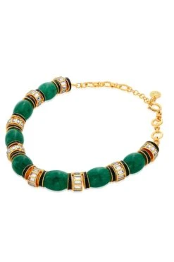 Isharya Zeenat Green Quartz Necklace -Celestiagem Jewelry Shop 62iq58 3