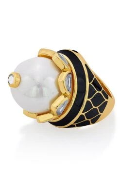 Isharya Amina Pearl Dome Ring -Celestiagem Jewelry Shop 62iq67 3