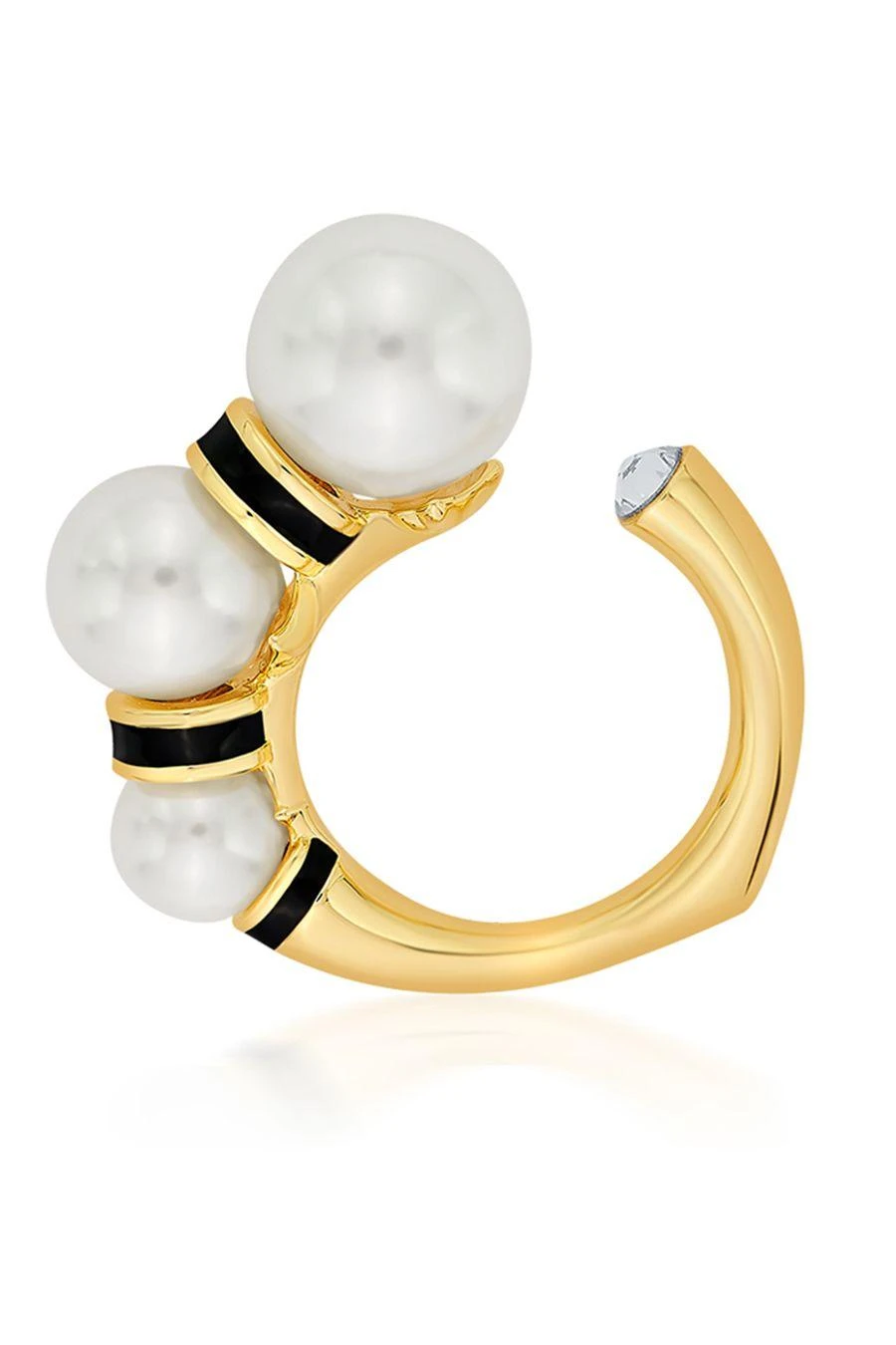 Isharya Amina Triple Pearl Ring 4 Isharya Amina Triple Pearl Ring - Image 2