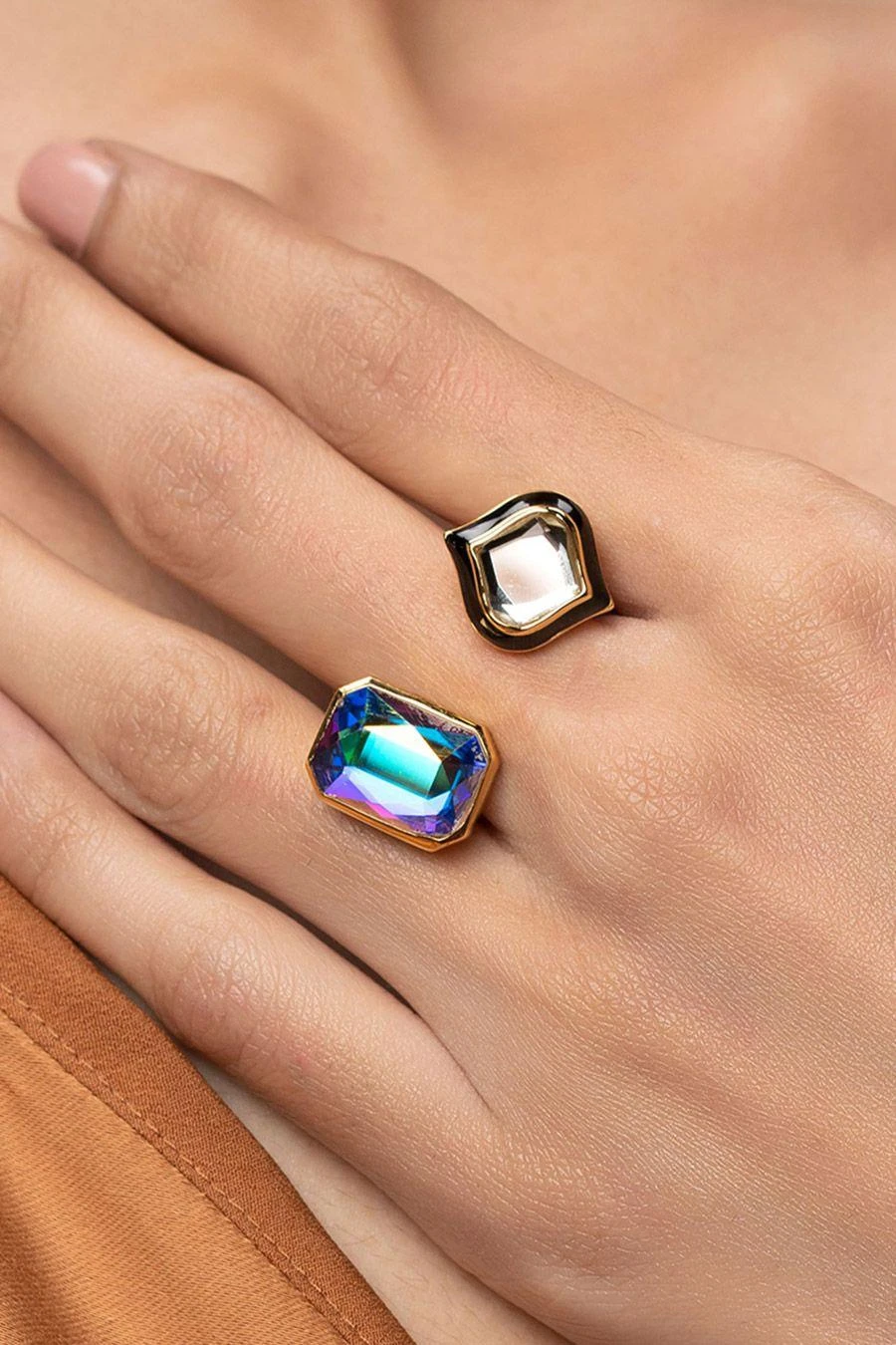 Isharya Amina Mirror Ring 3 Isharya Amina Mirror Ring