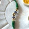 Heer- House Of Jewellery Green Polki Rakhi Bracelet -Celestiagem Jewelry Shop 6723hr22 1