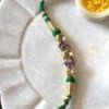 Heer- House Of Jewellery Amethyst Green Polki Rakhi Bracelet