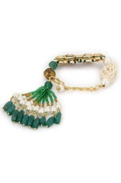 Heer- House Of Jewellery Green Kashti Bracelet -Celestiagem Jewelry Shop 6723hr3 4